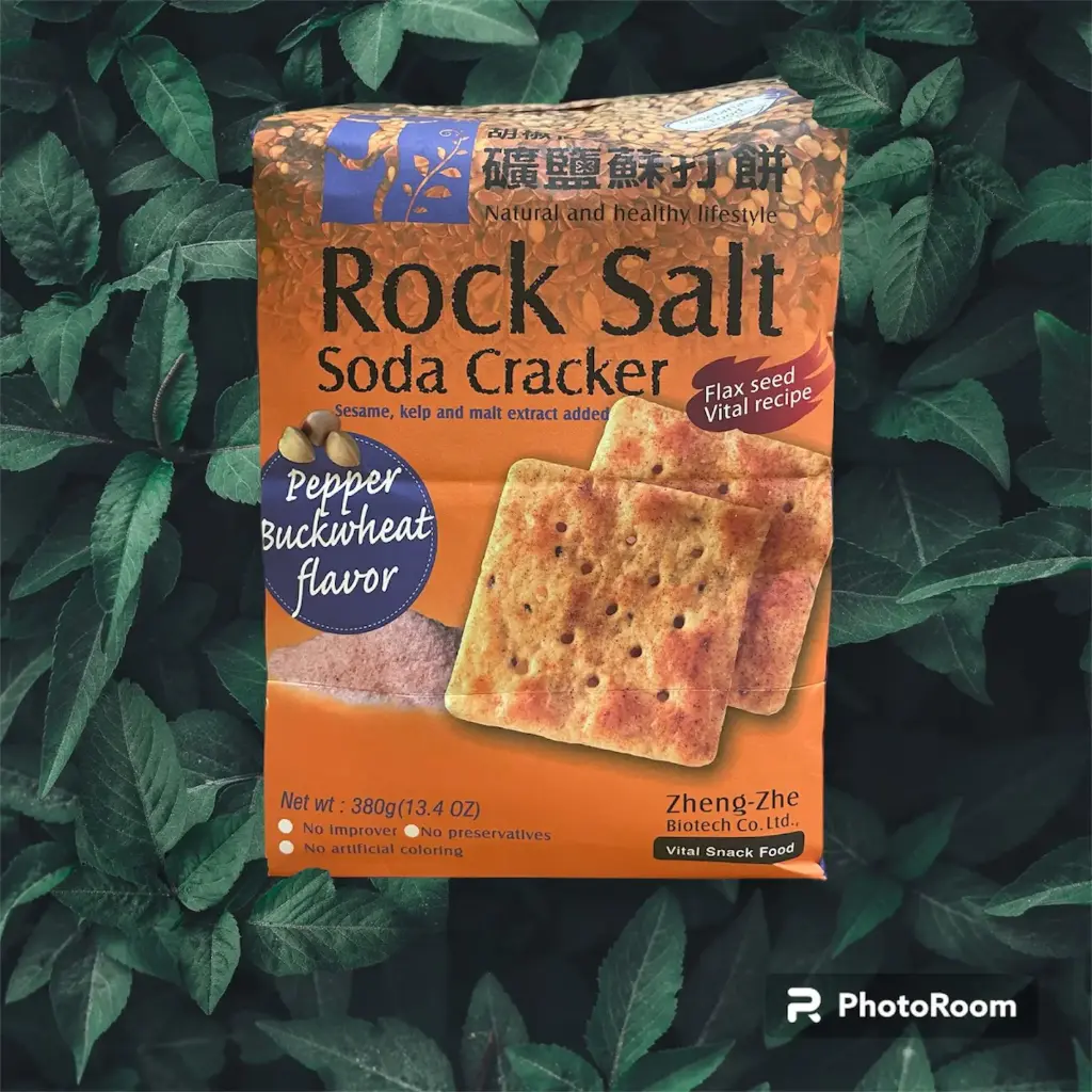[ZHENG-ZHE] Rock Salt Soda Cracker Pepper Buckwheat (380g)
