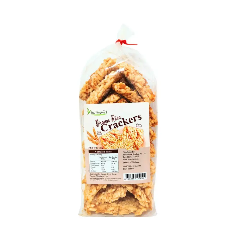 [YES NATURAL] Brown Rice Crackers (150g)