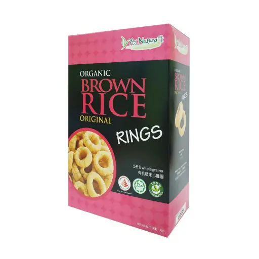 [SNC-SNK-GDIS-20GX2-1199] [YES NATURAL] Organic Brown Rice Ring Original (20g x 2 pkt)