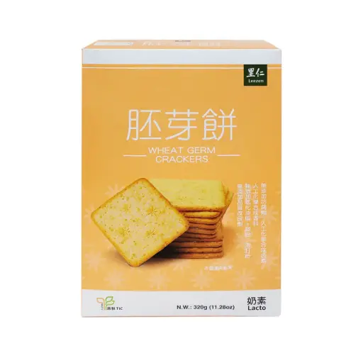 [SNC-BIS-GDIS-320G-1105] [LEEZEN] Wheat Germ Crackers (320g)