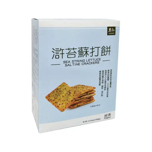 [SNC-BIS-GDIS-13GX12-980] [LEEZEN] Sea String Lettuce Saltine Crackers (13g x 12 pkt)